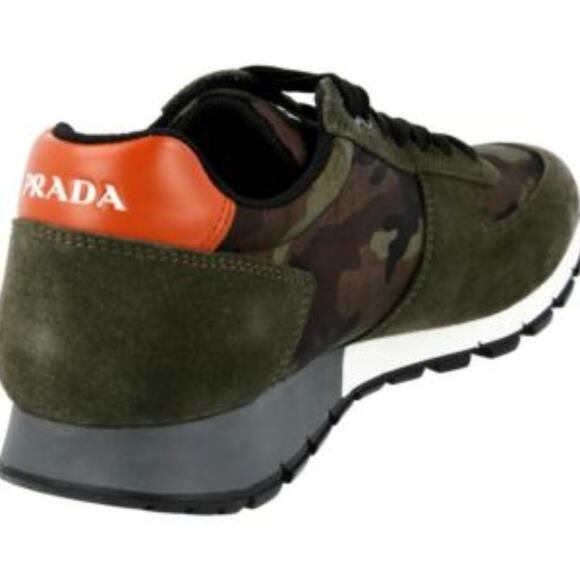 Authentic Luxury Prada MatchRace Trainers Shoes Camouflage Suede - Slightly Used - Picture 8 of 8
